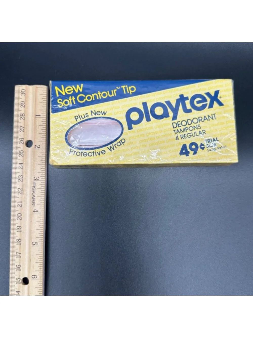 Vintage Playtex Tampons 1980s Trial Size Bathroom Vanity Decor TV Movie Prop